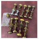 Brass door knobs