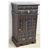 1 Drawer 1 Door Unique Book Style Cabinet