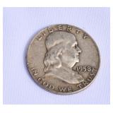 1958D Half Dollar