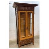 Adirondack 2 Door 2 Drawer Curio Cabinet 46/24/84