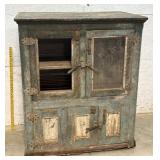 Ice Box - Baldwin 3 Door Wood Refrigerator No 2