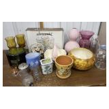 Candles, candle holders, vases, planters etc *a