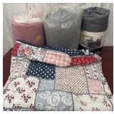 2 Twin Comforters And 2 Fleece Throws