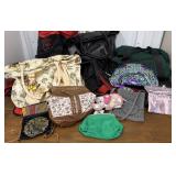 Duffle bags, purses