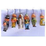 Salem Collection Halloween Ornaments. Folk