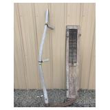 Scythe and shutter $$ for food pantry
