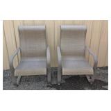 2 Patio Arm Chairs