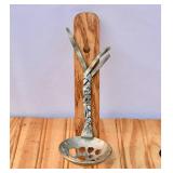 Vintage Hand Forged Pewter Wall Art