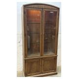 Thomasville 4 Door Light -Up Curio Cabinet- needs