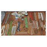 Costume jewelry necklaces bracelets earrings etc
