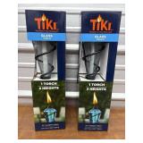 2 Garden Torches, adjustable heights-brand New!