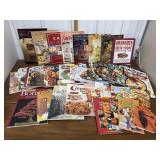 Cake decorating books, cooking magazines etc