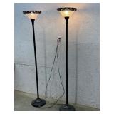 2 Torchiere Lamps