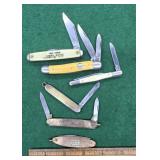 6 pocket knives incl 3 Imperial