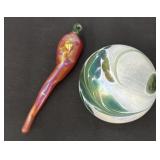 Blown glass ornaments
