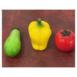 Vintage Hand Blown Glass Vegetables  (3)