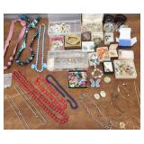 Costume jewelry necklaces bracelets earrings etc