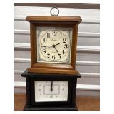 2 Quartz Clocks - One Flips To Picture Frame