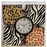 Tin Modern Art Wall Clock 30/30