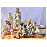 Bique & Glossy Porcelain Lot. Mkd/Unmkd