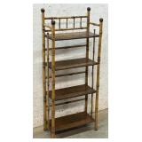 Bamboo & Oak 4 Tier Shelf 19/9/46 very clean