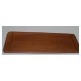 Mid Century Danish Modern Solid Teak Tray by