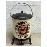Washburn Crosby Flour Trash Can