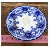 Flow blue plate