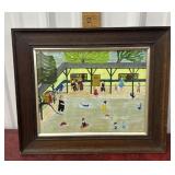 Folk art - funny story telling art look closely