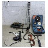 Stanley Level, Hammer, Jack, C-Clamps,