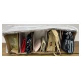 Hand bags & purses, 2 vintage rain bonnets in