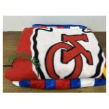 Bills and Kansas City football fleece lap