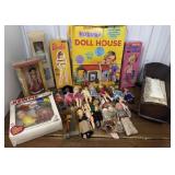 Barbie Magic dolls, paper doll, fold up doll