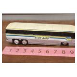 Blue bird  bus bank