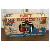 Bocce ball set