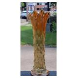 Antique NORTHWOOD Marigold Carnival Glass Tree