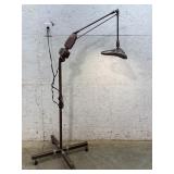MCM Floor Lamp w/ built in magnifying glass