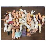 Assorted doll parts & pieces