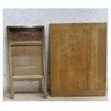 Cutting Board & Washboard
