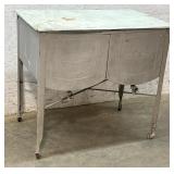 Speed Clean Galvanized Double Washtub w/Lid