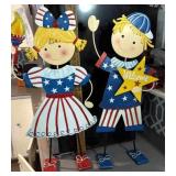 Metal patriotic Yard decorations