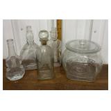 Planters jar, bottles *jar rim is chipped