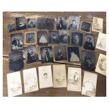 Tintypes & old CDV photos