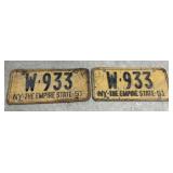 51 Empire State License Plates