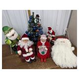 Christmas tree, Santaï¿½s, Mrs. Clause etc