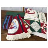 Christmas blanket, wall hanging, tree skirt