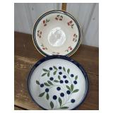 Dansk bowls- cherries, blueberries