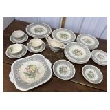 Devon-Ware, England- plates, bowls, cups, saucers