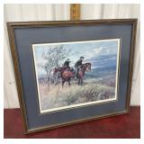 Alan Fearnley "Pursuing Jackson" print pencil