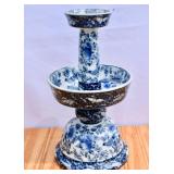 Vintage Blue & White Chinoiserie Tiered